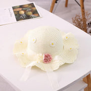 kids daisy sun hat and handbag set, view 8 - MRSLM