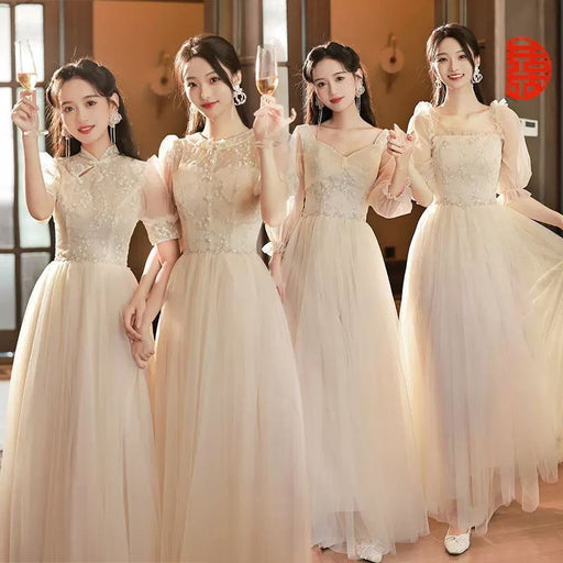 champagne bridesmaid dress - MRSLM