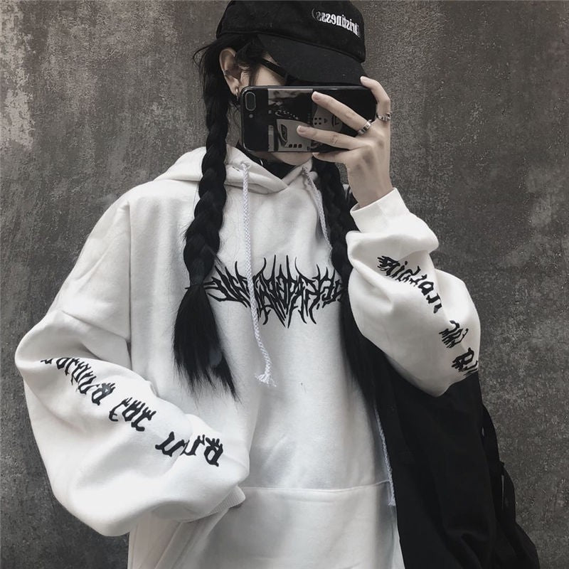 long printed hoodie, view 4 - MRSLM