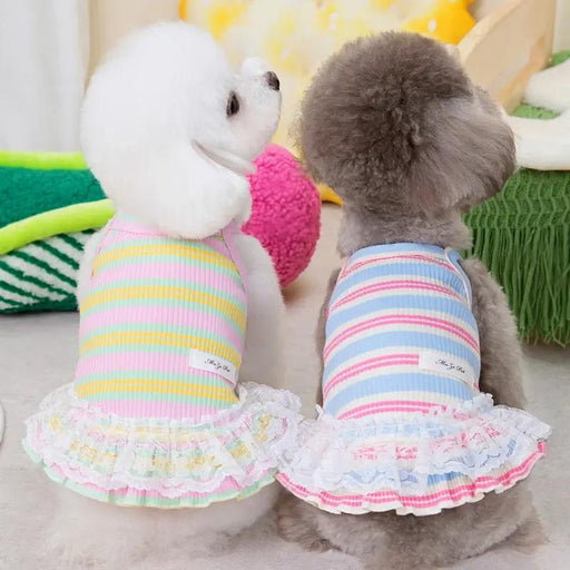 striped dog dress - MRSLM