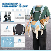 adjustable breathable pet carrier backpack, view 7 - MRSLM