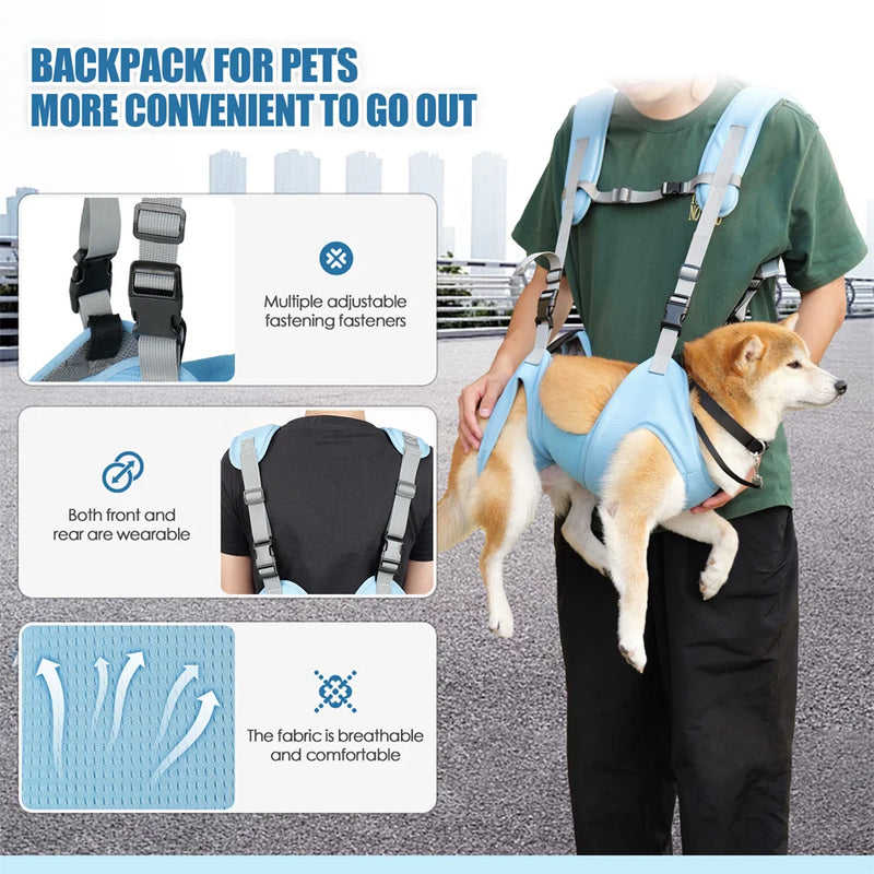 adjustable breathable pet carrier backpack, view 7 - MRSLM
