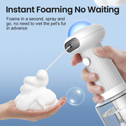 pet foaming bath dispenser, view 3 - MRSLM