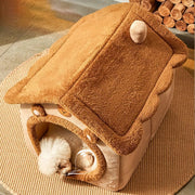 Foldable plush dog house, view 4 - MRSLM