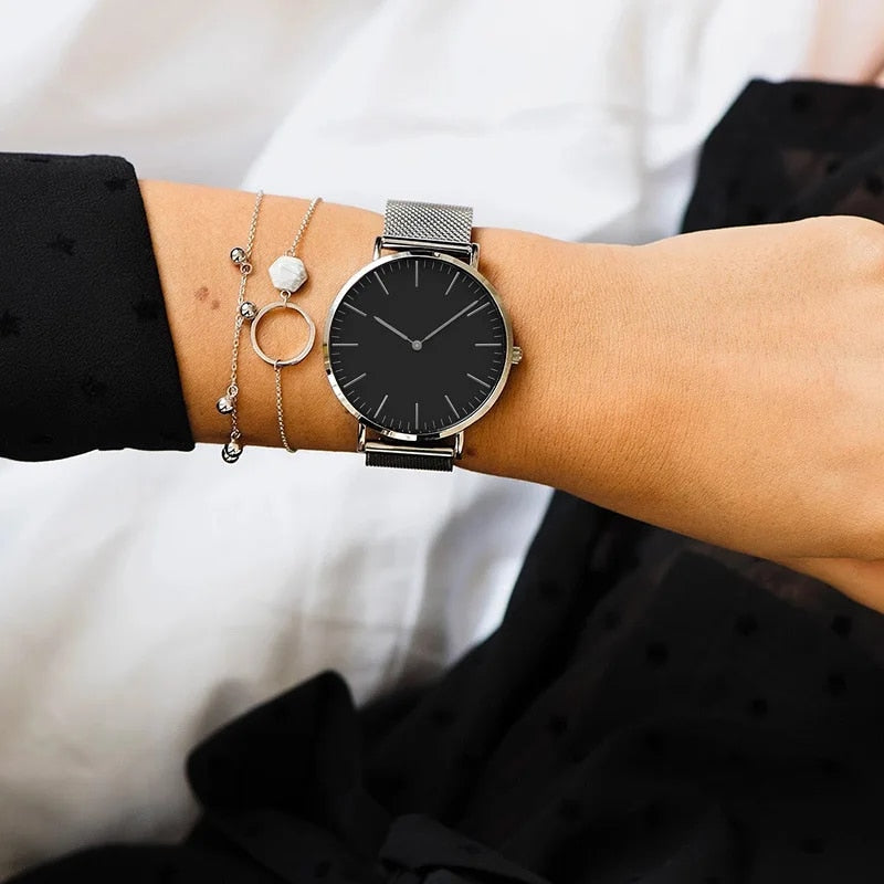 Rose gold women's bracelet watch, view 16 - MRSLM
