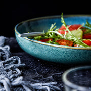ceramic deep dinner plate, view 2 - MRSLM