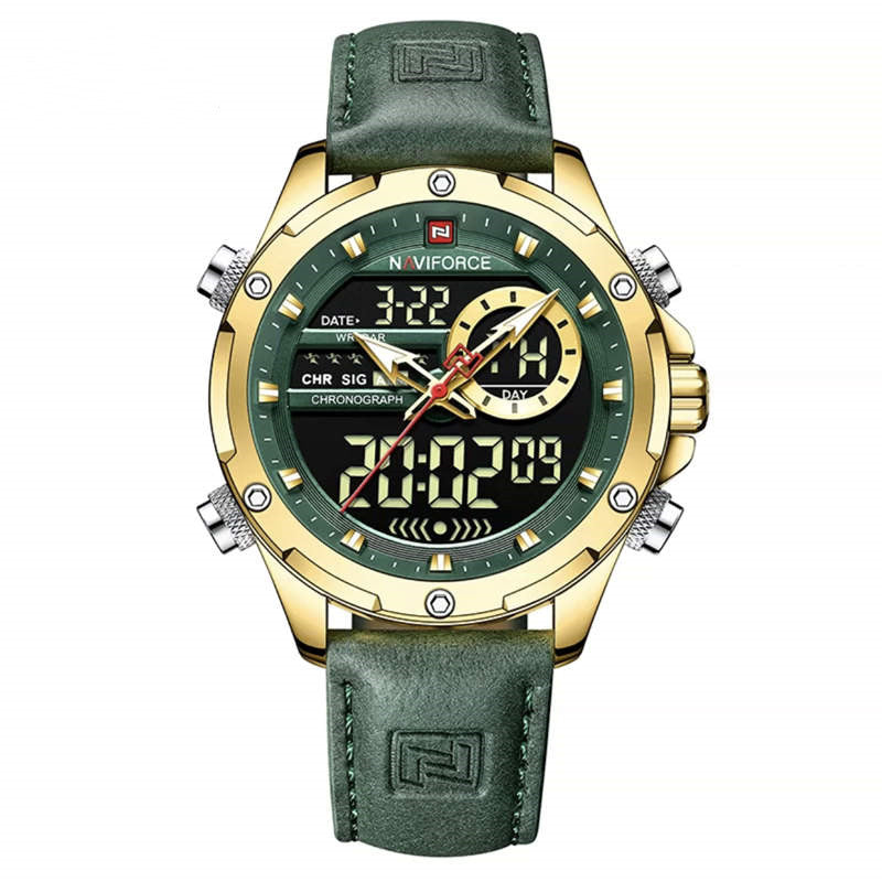 men's dual display multifunction watch, view 4 - MRSLM