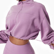women's long sleeve sweatshirt, view 8 - MRSLM