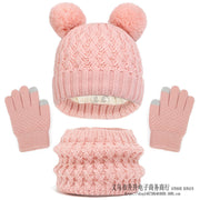 Kids' hat scarf gloves set, view 12 - MRSLM