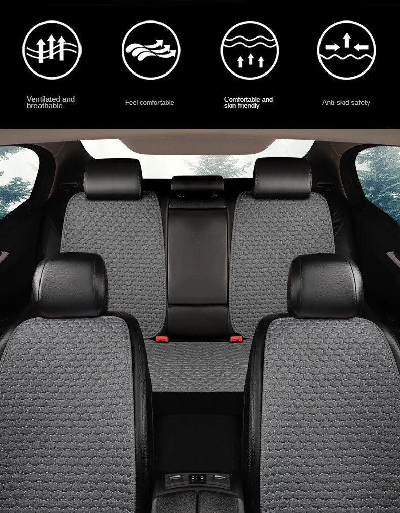 universal linen car seat cover, view 23 - MRSLM