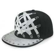 punk hip hop flat-brimmed cap, view 5 - MRSLM