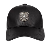 Men's sheepskin leather hat, view 5 - MRSLM