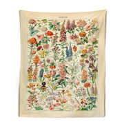 mushroom botanical tapestry wall hanging, view 5 - MRSLM