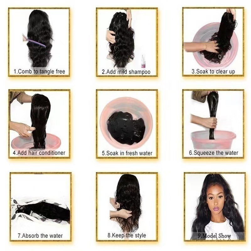 Lace full head synthetic wig, view 10 - MRSLM