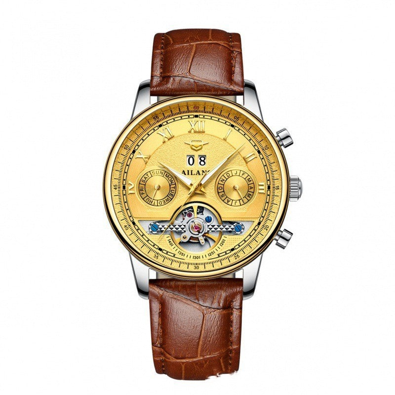 men's sun moon stars automatic watch, view 14 - MRSLM