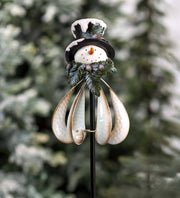 snowman garden wind spinner, view 2 - MRSLM