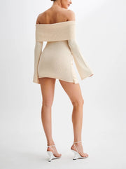 women's short lace-up hip skirt dress, view 3 - MRSLM