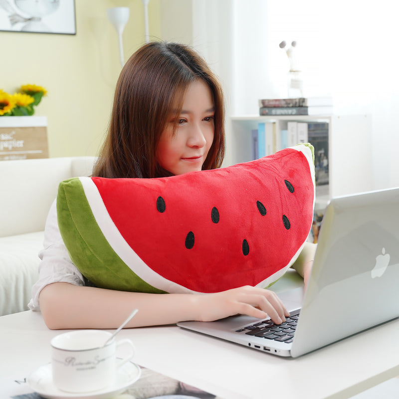 lifelike watermelon plush toy, view 6 - MRSLM