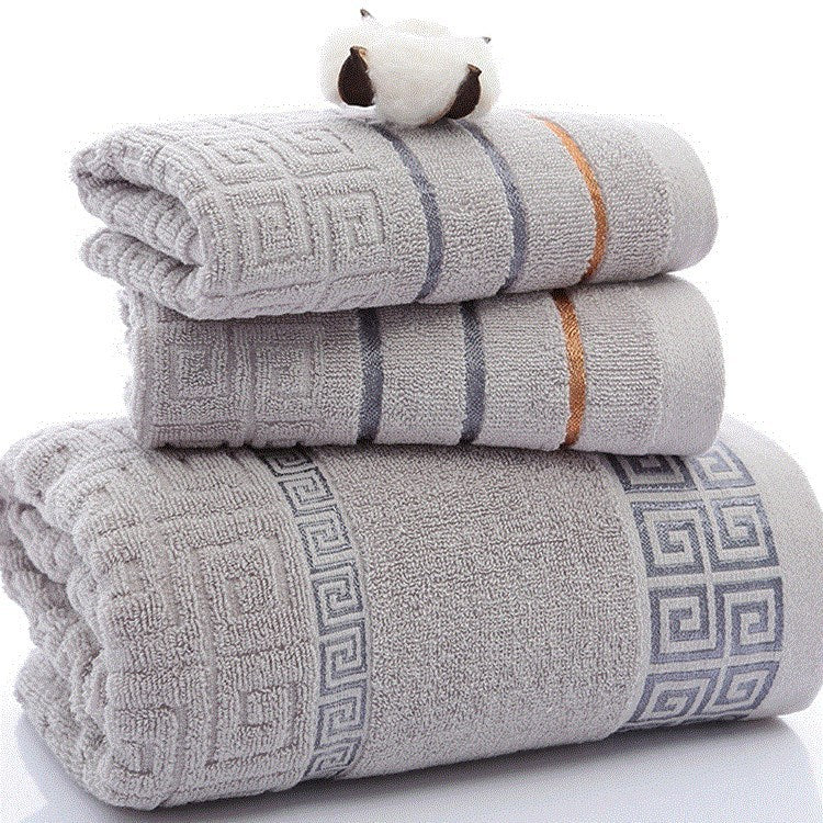Three-piece cotton towel set - MRSLM