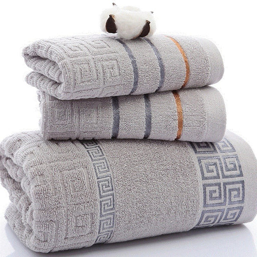 Three-piece cotton towel set - MRSLM