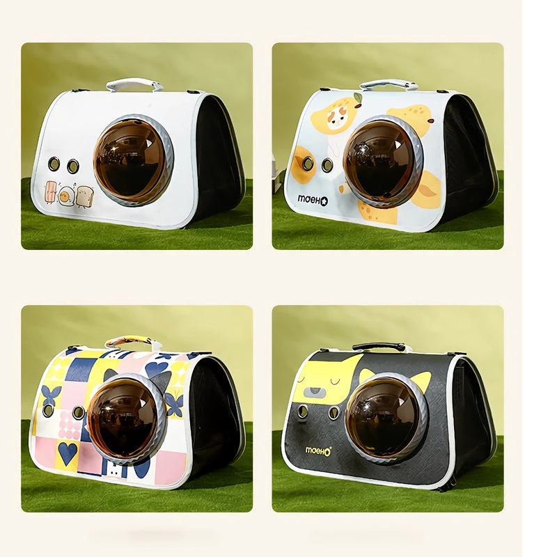 foldable pet carrier bag, view 10 - MRSLM