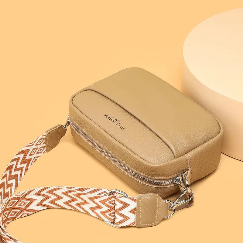 leather crossbody bag, view 13 - MRSLM