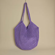 hollow-out knitted tote bag for women, view 8 - MRSLM