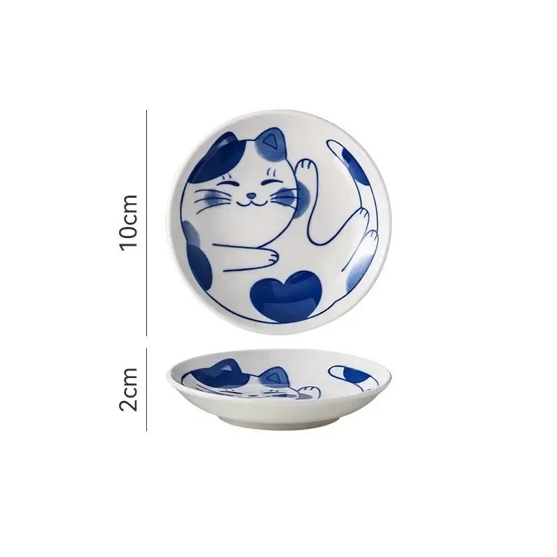 lucky cat sauce dish, view 5 - MRSLM