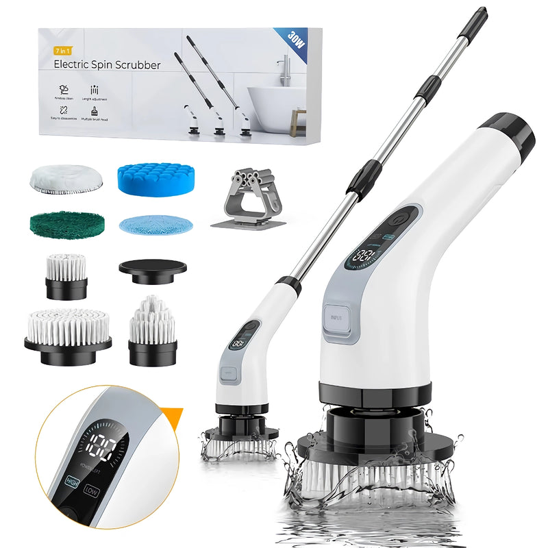 electric cleaning brush, view 3 - MRSLM
