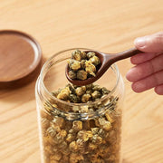 Wood lid glass airtight canisters, view 9 - MRSLM