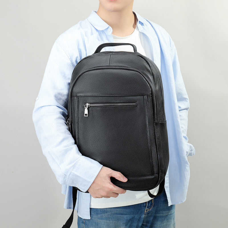 cowhide leather backpack - MRSLM