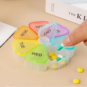 compact 7-grids travel pill organizer, view 5 - MRSLM