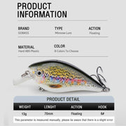 crankbait minnow fishing lure, view 18 - MRSLM