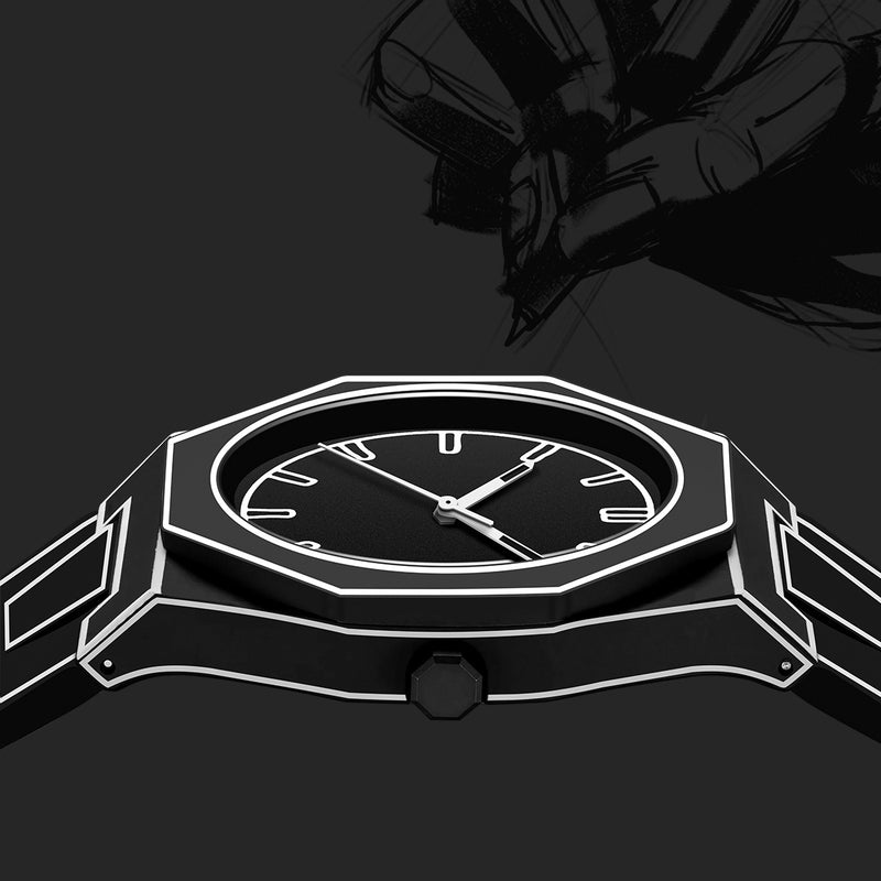 quartz silicone dial watch, view 3 - MRSLM