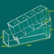 acrylic betta fish tank, view 2 - MRSLM
