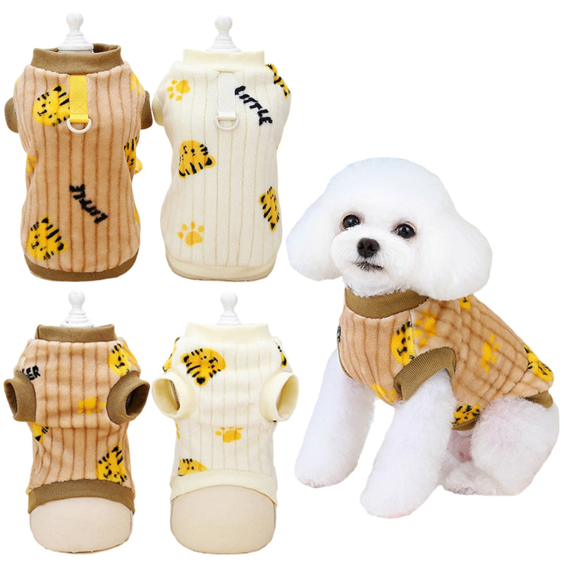 winter fleece dog vest, view 8 - MRSLM
