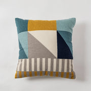 geometric embroidered cushion cover, view 12 - MRSLM