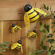 decorative metal bumble bee ornaments, view 2 - MRSLM