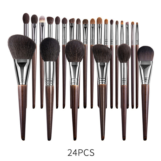 natural makeup brushes set, view 13 - MRSLM