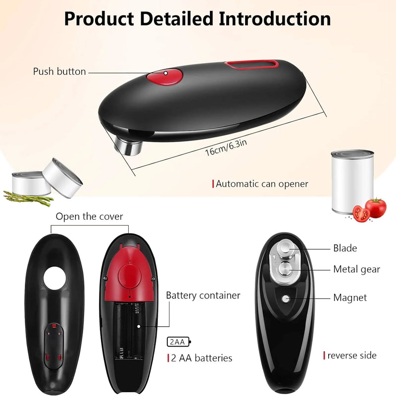 compact automatic can opener, view 6 - MRSLM