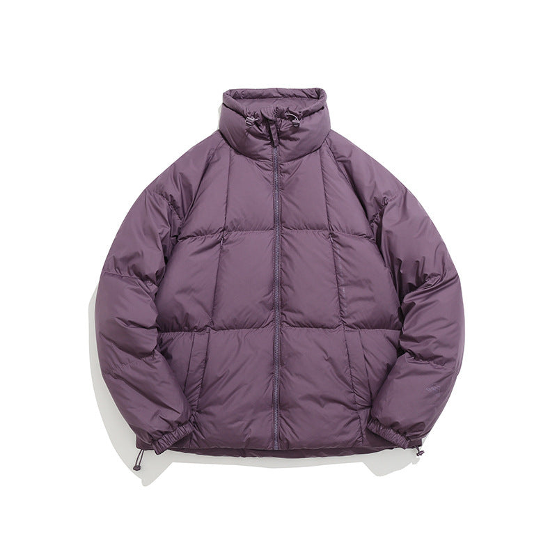 unisex stand-up collar down jacket, view 7 - MRSLM
