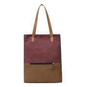 retro canvas shoulder handbag, view 6 - MRSLM