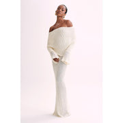 strapless hollow out maxi dress, view 13 - MRSLM
