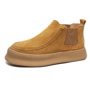 men's cow suede loafers, view 3 - MRSLM