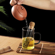 Elegant glass tea infuser, view 6 - MRSLM
