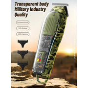 cordless camouflage hair clipper, view 2 - MRSLM