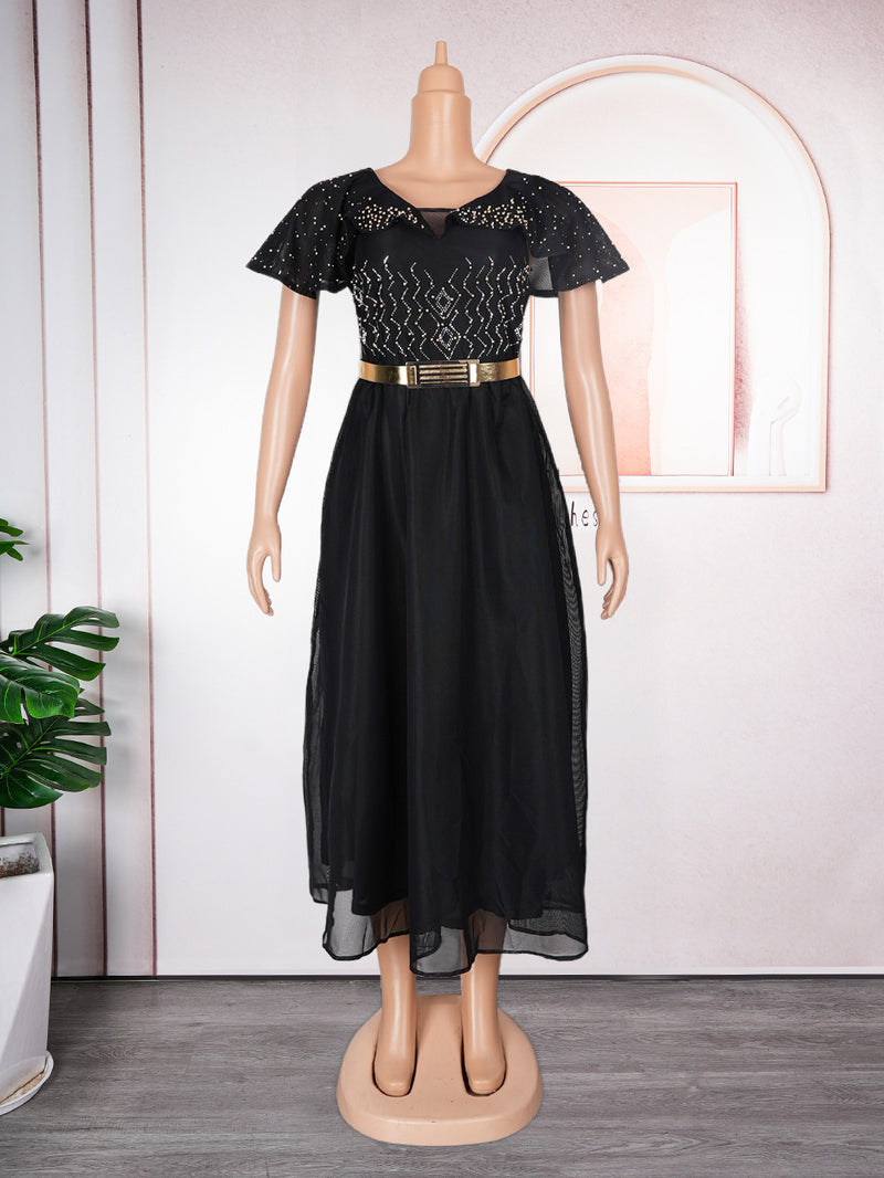 high waist long dress, view 6 - MRSLM