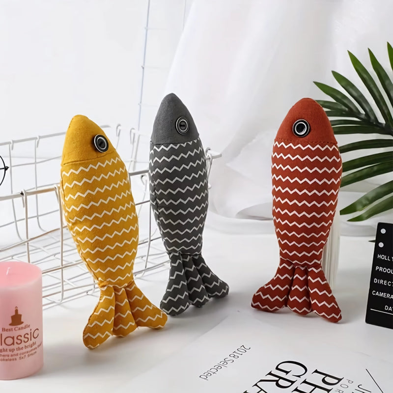 catnip fish cat toy, view 7 - MRSLM