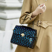 handmade genuine leather handbag, view 6 - MRSLM