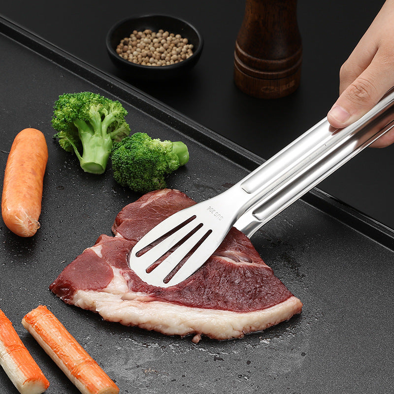 stainless steel bbq tongs, view 7 - MRSLM